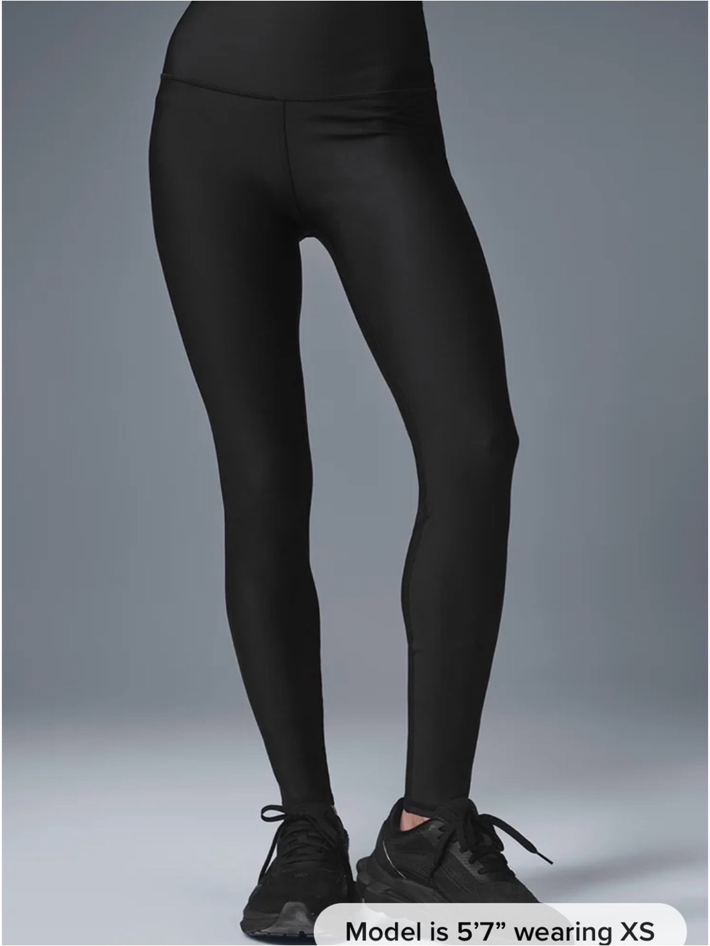 Alo Black High Waist Legging, size Small